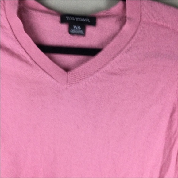 Club Monaco 100% Wool Rose Pink V-Neck Long Sleeve Sweater Size XS - Picture 4 of 9